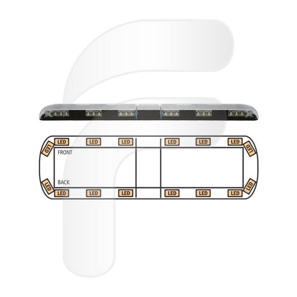 PUENTE LUMINOSO LED 12/24V 1372 MM FA101472
